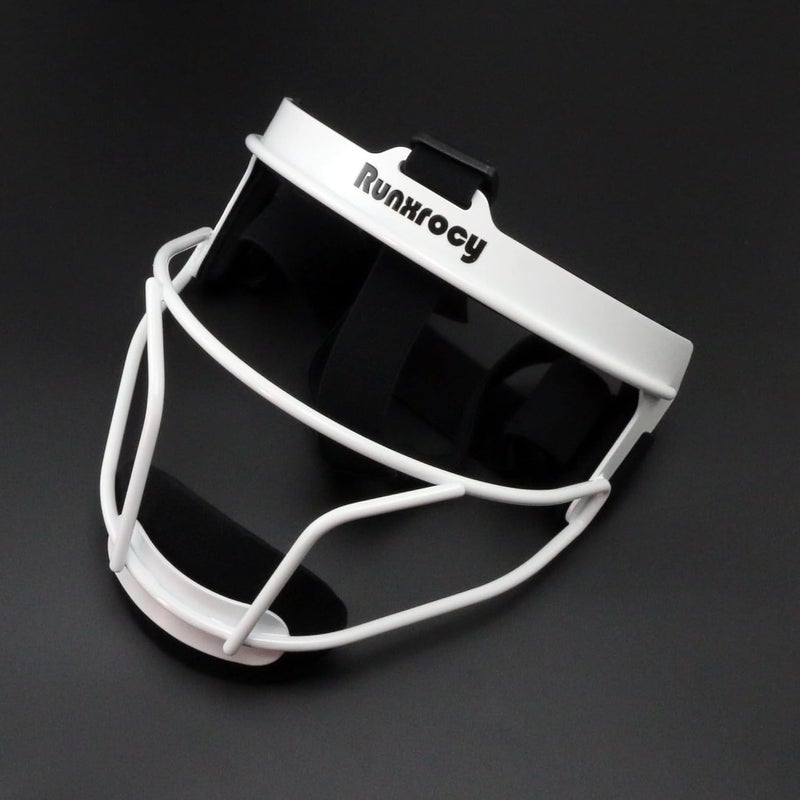 Runxrocy Softball Face Mask Durable Defensive Softball Fielder's Mask Lightweight Girls Women Protective Softball Infielder's Face Shield Color - Image 1
